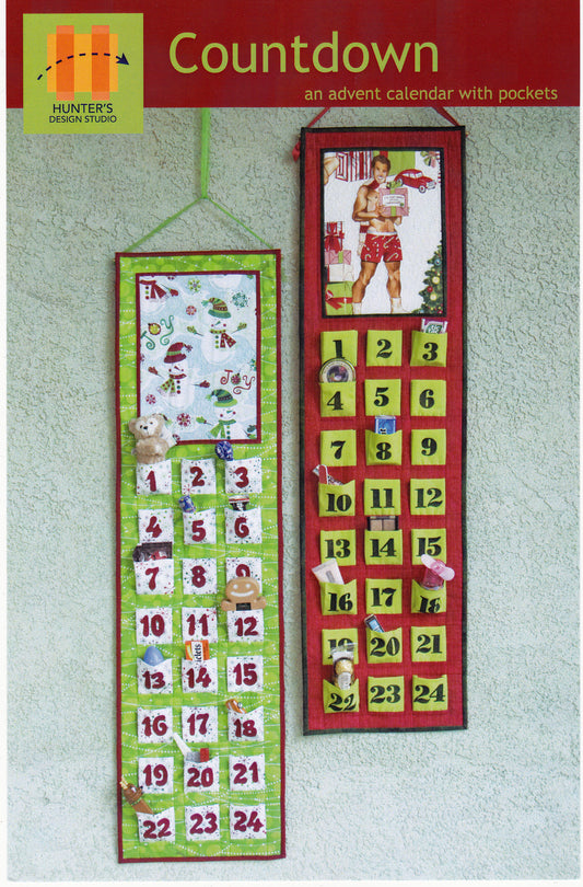 Countdown Advent Calendar with Pockets Sewing Pattern - Nonna's Notions N' Sew On
