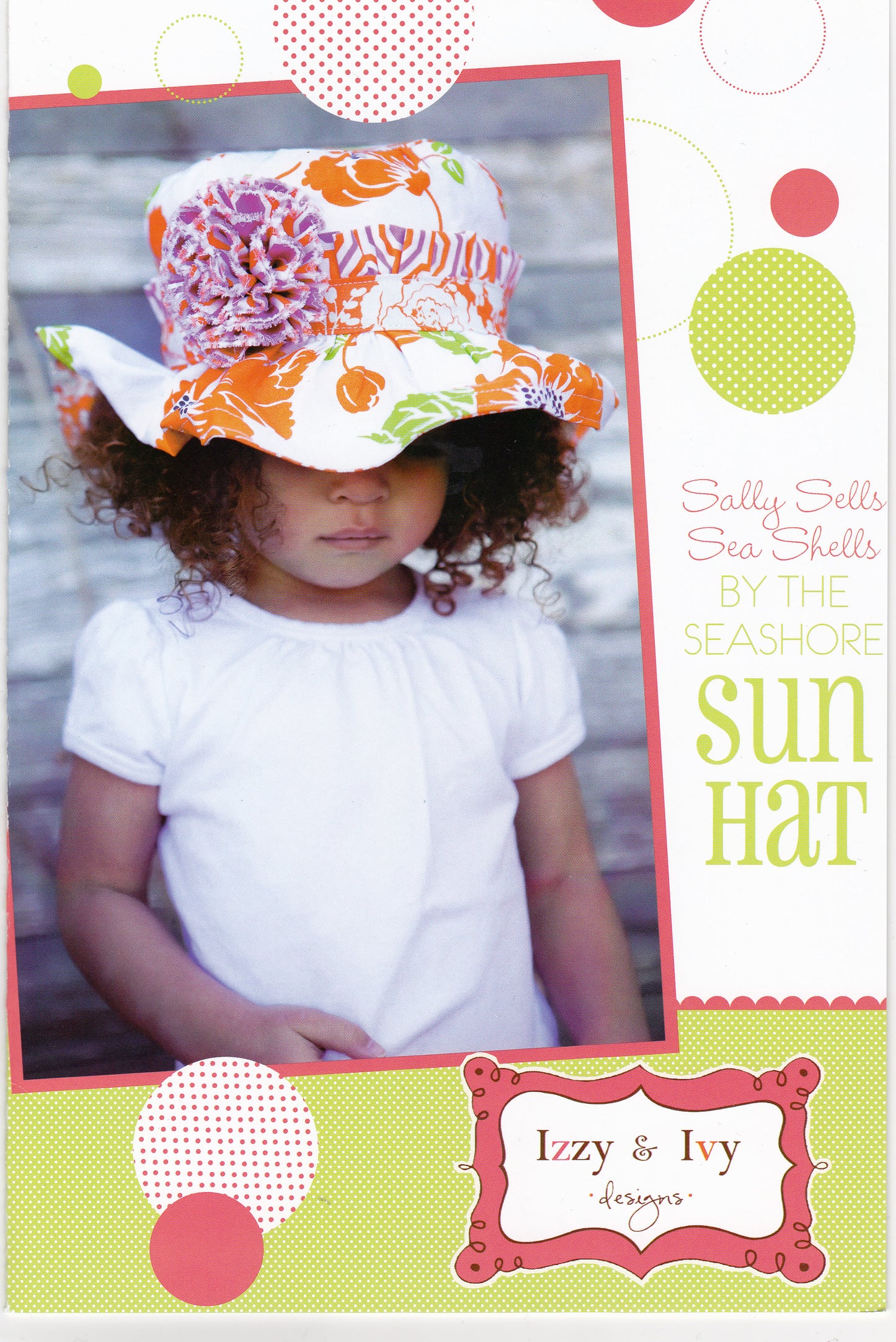 Sally Sells Sea Shells by the Seashore Sun Hat Sewing Pattern - Nonna's Notions N' Sew On