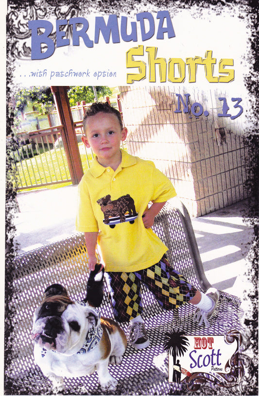 Children's Bermuda Shorts Sewing Pattern - Nonna's Notions N' Sew On
