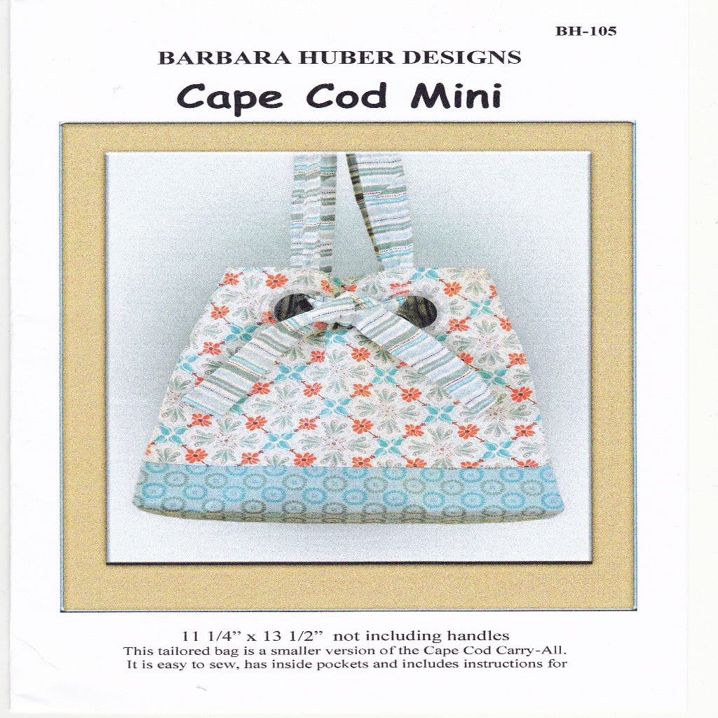 Cape Cod Mini Bag Sewing Pattern - Nonna's Notions N' Sew On