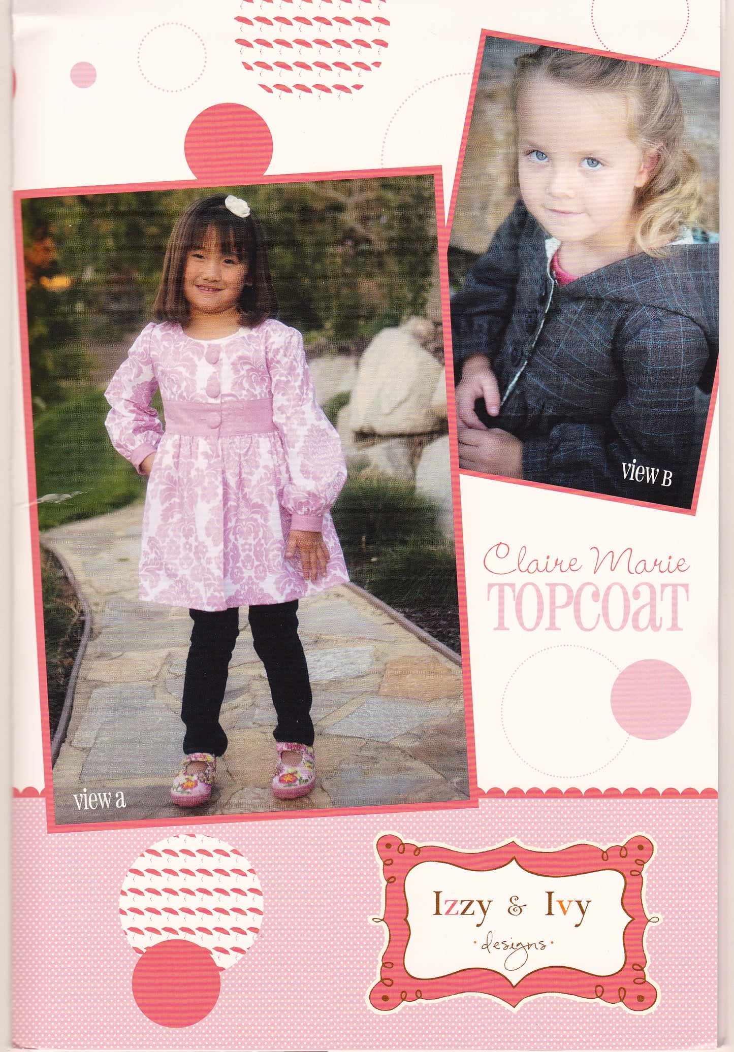 The Claire Marie Topcoat Sewing Pattern - Nonna's Notions N' Sew On