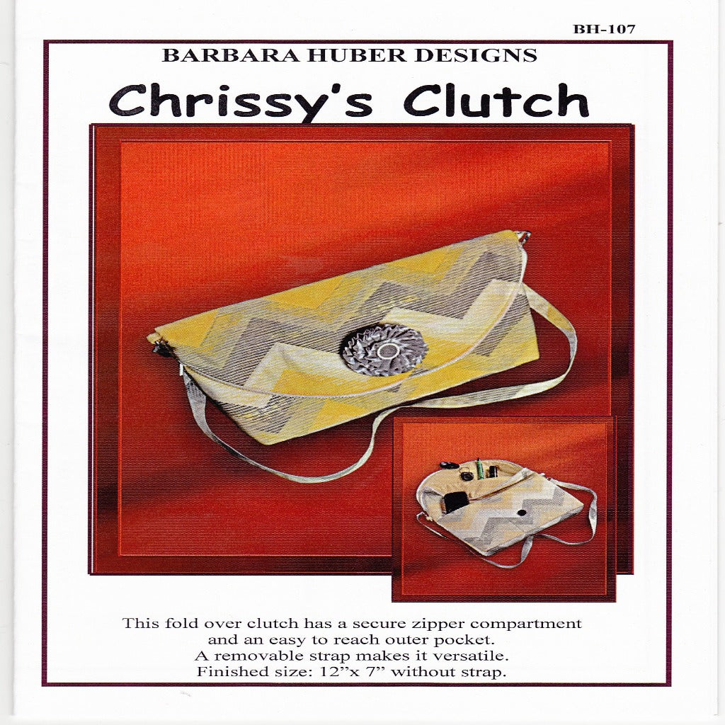 Chrissy's Clutch Sewing Pattern - Nonna's Notions N' Sew On