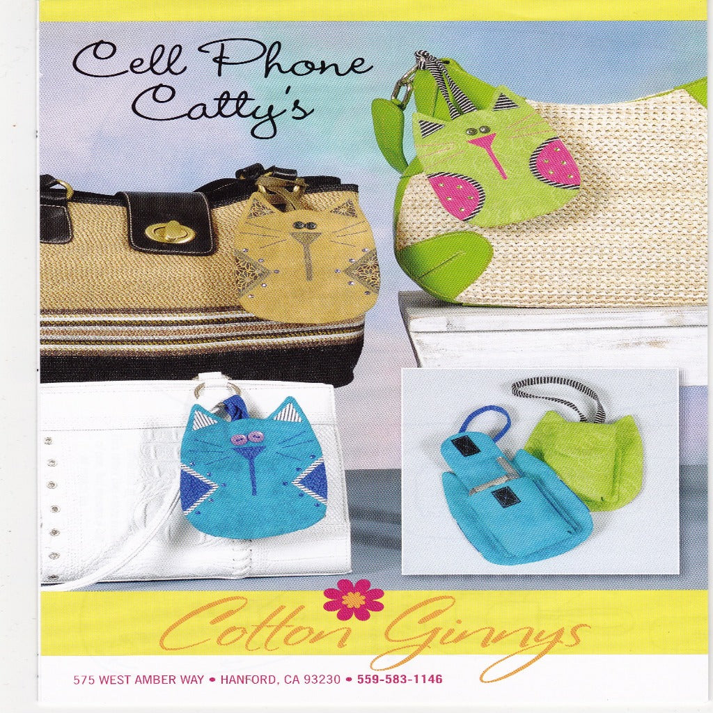 Cell Phone Catty's Sewing Pattern - Nonna's Notions N' Sew On