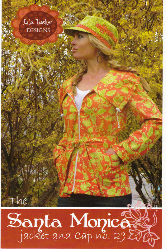 The Santa Monica Jacket & Cap Sewing Pattern - Nonna's Notions N' Sew On