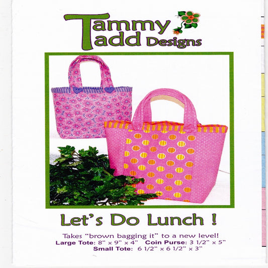 Let's Do Lunch! Sewing Pattern - Nonna's Notions N' Sew On