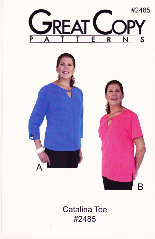 The Catalina Tee Sewing Pattern - Nonna's Notions N' Sew On
