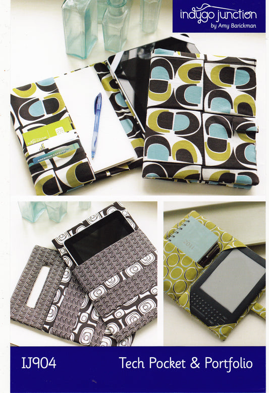 Tech Pocket & Portfolio Sewing Pattern - Nonna's Notions N' Sew On