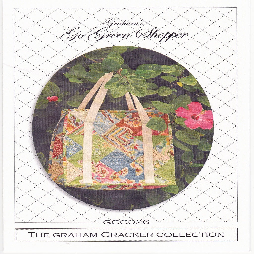 Go Green Shopper Bag Sewing Pattern - Nonna's Notions N' Sew On