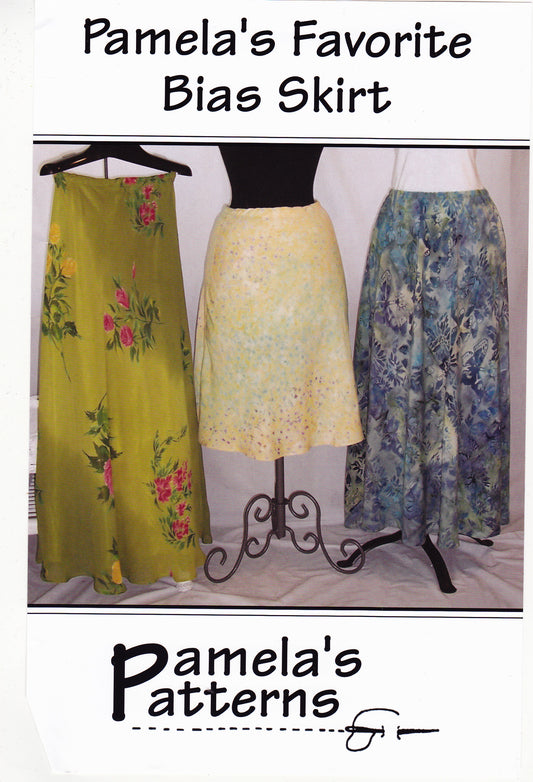 Pamela's Favorite Bias Skirt Sewing Pattern & DVD - Nonna's Notions N' Sew On