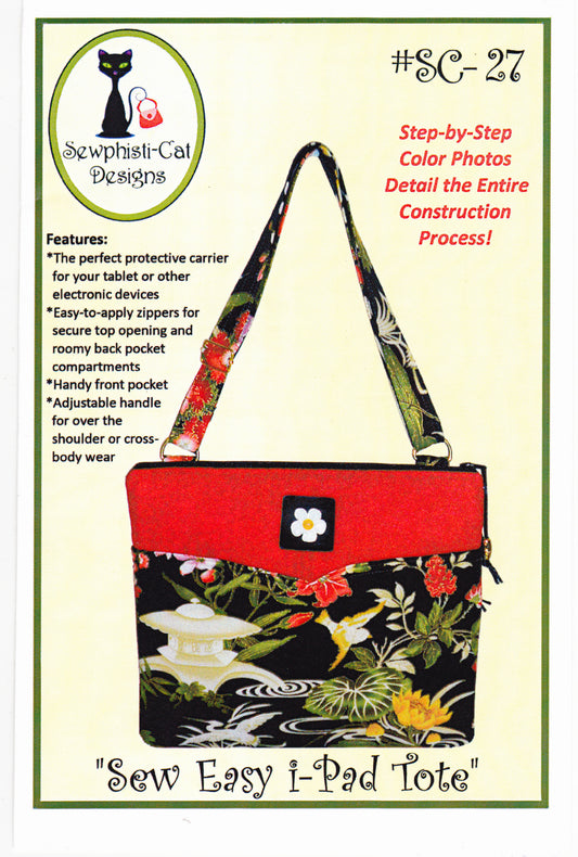 Sew Easy i-Pad Tote Sewing Pattern - Nonna's Notions N' Sew On