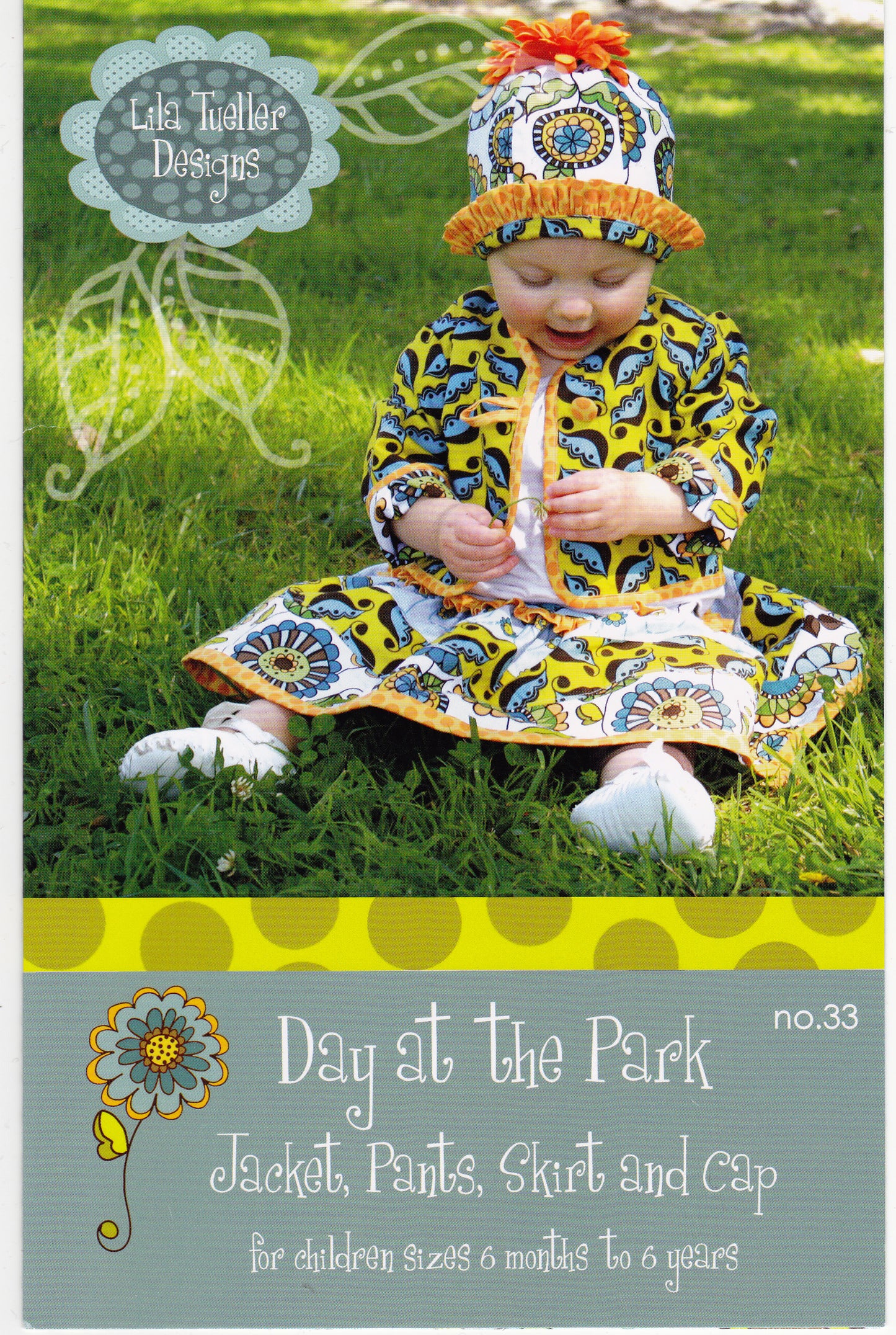 Day at the Park Sewing Pattern - Nonna's Notions N' Sew On