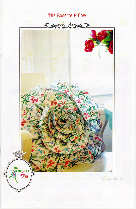 The Rosette Pillow Sewing Pattern - Nonna's Notions N' Sew On