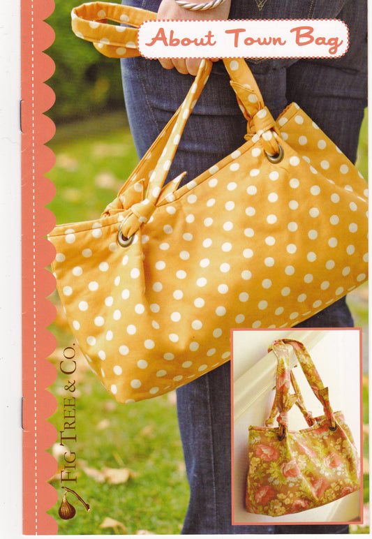 The About Town Bag Sewing Pattern - Nonna's Notions N' Sew On