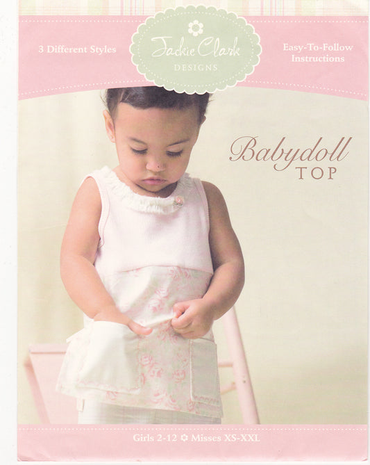 Babydoll Top Sewing Pattern - Nonna's Notions N' Sew On