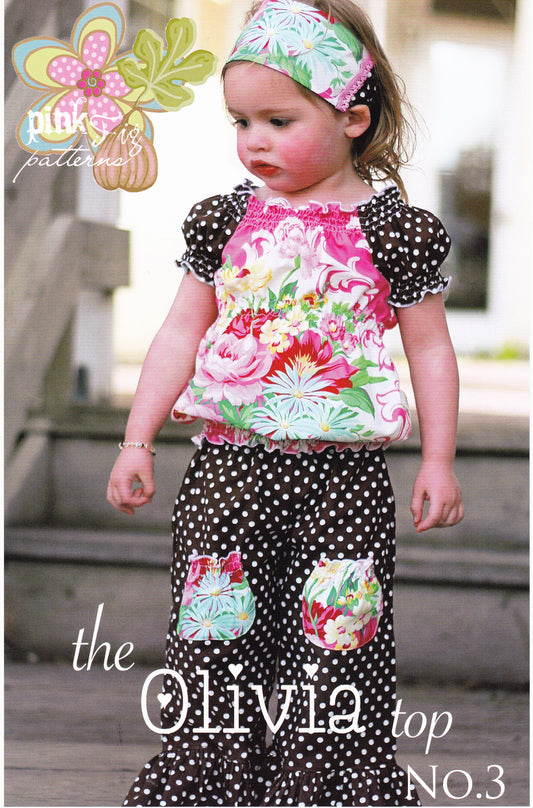 The Olivia Top Sewing Pattern - Nonna's Notions N' Sew On