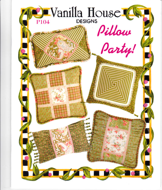 Pillow Party! Sewing Pattern - Nonna's Notions N' Sew On