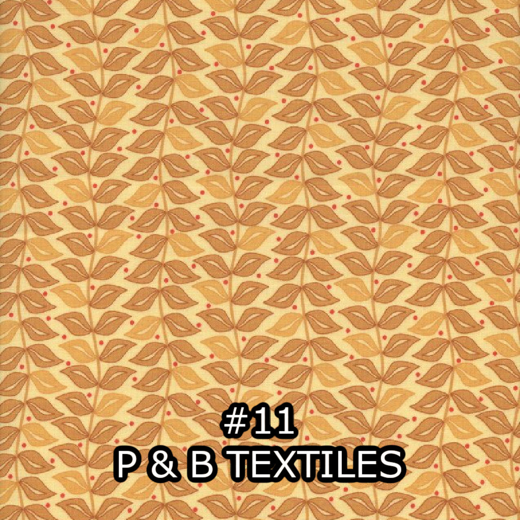 Fat Quarters with Shades of Beige & Brown Prints
