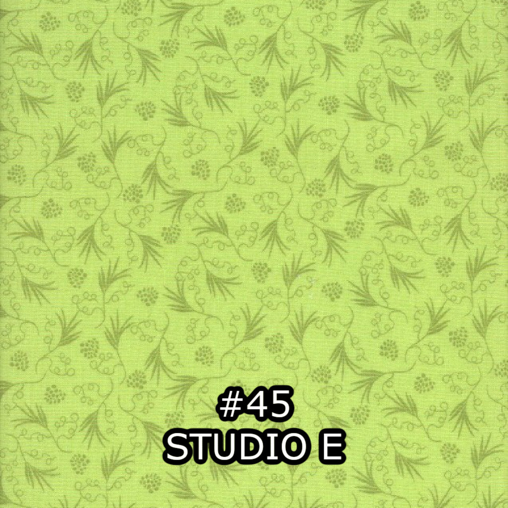 Fat Quarters with Shades of Green Prints - Nonna's Notions N' Sew On