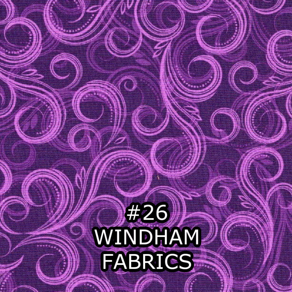Fat Quarters with Shades of Purple, Lilac and Mauve Prints - Nonna's Notions N' Sew On