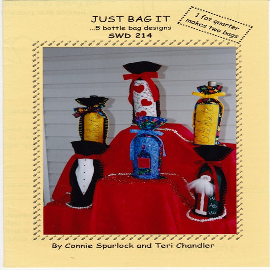 Just Bag It Applique'/Sewing Pattern - Nonna's Notions N' Sew On