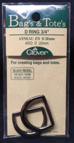 Clover Bag's & Totes "O" Rings & "D" Rings - Nonna's Notions N' Sew On